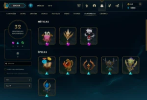Conta de League of Legends | Todos os Campeões, 280 Skins LOL