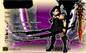 CONTA AQW COM HEROMARTS - Adventure Quest World
