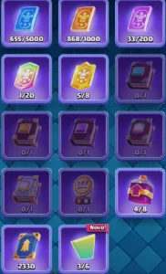 Conta Clash Royale - 8.000 Troféus