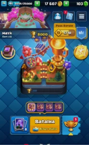 Conta Clash Royale - 8.000 Troféus