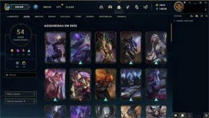 Conta League of Legends Platina 1 LOL