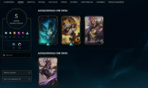 Conta Lol Mestre MMR bom - League of Legends