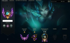 Conta Lol Mestre MMR bom - League of Legends