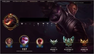 Conta Platina 5 - League of Legends LOL