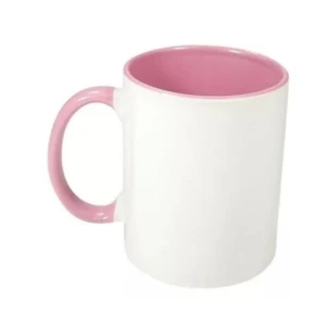 Caneca de Porcelana 325 ml com Sua Arte - Cores - Artesanato e Personalizados