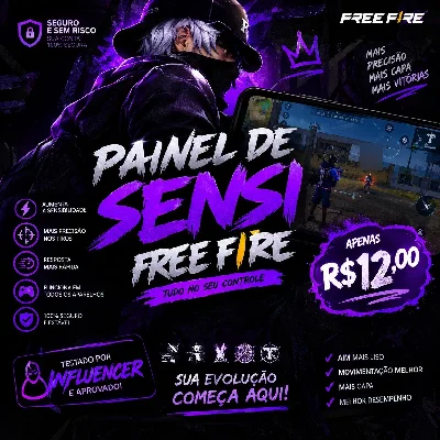 🔥 Gerador De Sensi FF Pro — R$12,00 🔥 - Free Fire