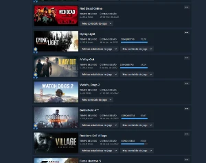 vendo conta steam com varios jogos