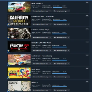 vendo conta steam com varios jogos