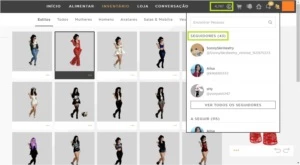 Conta Feminina - IMVU - 5k de credits, 26 outfits, 8 rooms - Outros