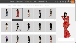Conta Feminina - IMVU - 5k de credits, 26 outfits, 8 rooms - Outros
