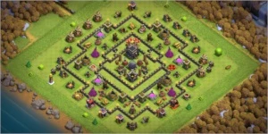 Conta CV 9 semi full - Clash of Clans