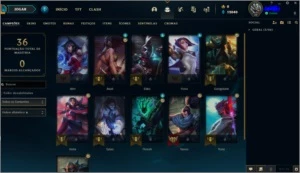 conta lvl 30 - League of Legends LOL