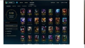 Conta lol lvl 30, Gold IV, todos os champs, 40 skins - League of Legends