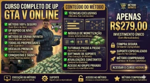 Curso GTA V Online Completo de Up de Contas