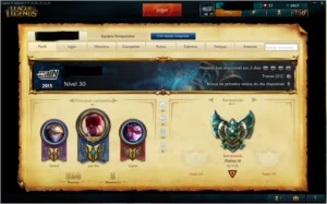 Conta Platina 3 Com muitas skin - League of Legends LOL