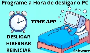 Hora marcada para Desligar, Hibernar e Reiniciar seu PC