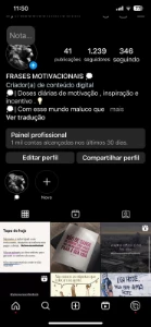 (🧨Promoção)CONTA INSTAGRAM -Nicho:Frases- Seguidores Reais - Redes Sociais