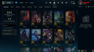 Conta de LoL nível 147, com 61 skins - League of Legends