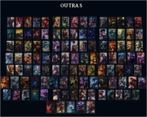 CONTA COM TODOS OS CHAMPION 186 SKINS DIAMANTE 1 - League of Legends LOL