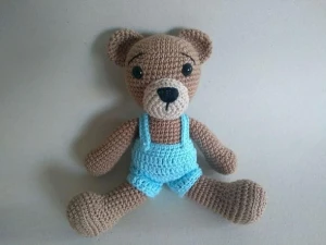 Amigurumi Urso Menino - Artesanato e Personalizados