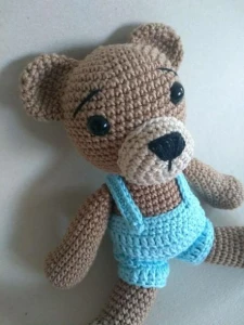 Amigurumi Urso Menino - Artesanato e Personalizados