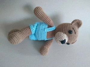 Amigurumi Urso Menino - Artesanato e Personalizados