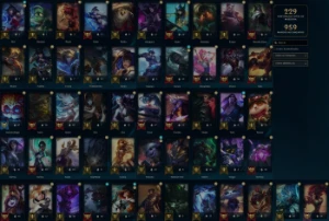 Conta LOL League of Legends Platina com 4238 RP e 95 skins
