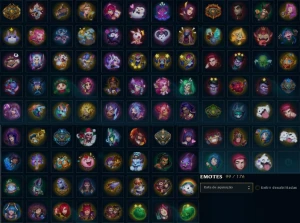Conta LOL League of Legends Platina com 4238 RP e 95 skins