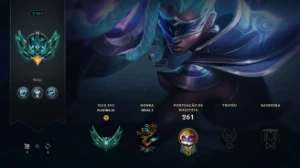 Conta LOL League of Legends Platina com 4238 RP e 95 skins