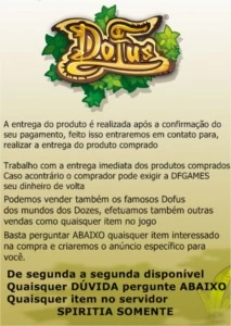 Pergaminho de Feitiço 10 un - Dofus Spiritia -Pronta Entrega