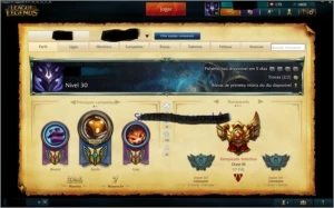 Conta ouro III - 169 Skins, todos os camp - League of Legends LOL