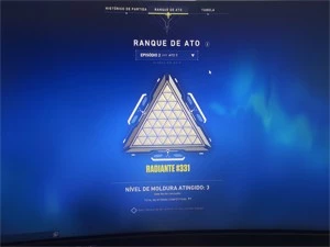 Conta Valorant já foi top 100