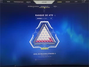 Conta Valorant já foi top 100