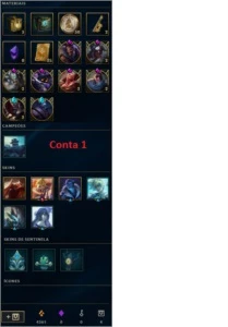 VENDO CONTA LOL - DIAMANTE 3 - League of Legends