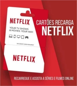 Cartão Presente Netflix no valor de R$ 35 - Gift Cards