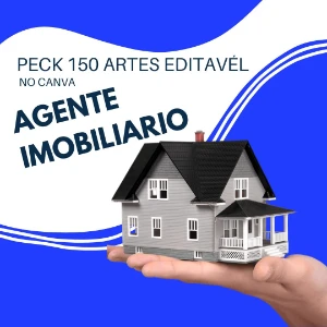 Peck 150 Artes Editavél No Canva Agente Imobiliario - Outros