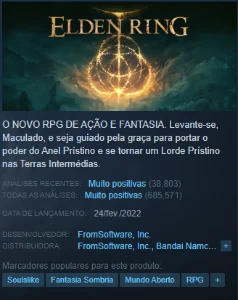 Elden Ring Online Steam Presente Oferta