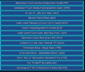 DMW account [OX, EXAX, Marine ring, +3kt on dg passes] - Digimon Masters Online DMO
