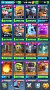 Conta Clash Royale: lvl - 8, Arena - 13, Lendárias - 11