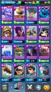 Conta Clash Royale: lvl - 8, Arena - 13, Lendárias - 11