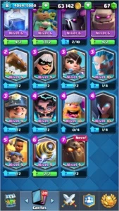 Conta Clash Royale: lvl - 8, Arena - 13, Lendárias - 11