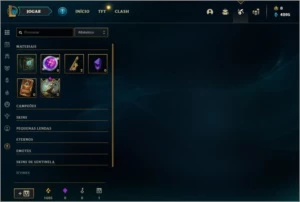 CONTA PLATINA 4  - LV 59 - League of Legends LOL