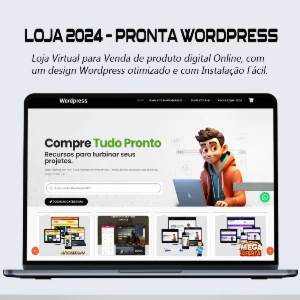 Loja Wordpress Para Vendas De Produtos Digitais - Outros