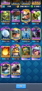Conta de Clash Royale