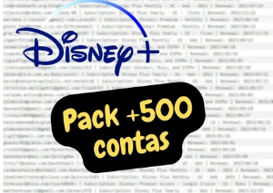 Pack De Contas Disney+ Plus - Assinaturas e Premium