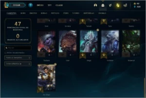 Conta LOL Diamante 3 perfeita pra subir - League of Legends