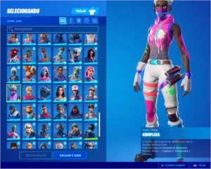 Vendo Conta de fort 200 skin glow ikonick coringa salve mund - Fortnite
