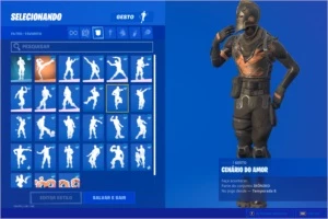 conta fortnite com s2, ikonik e glow