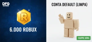 Vendo Conta Roblox com 6.064 de Saldo (Robux)