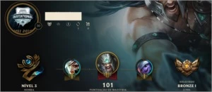 Conta Bronze 1 - League of Legends LOL